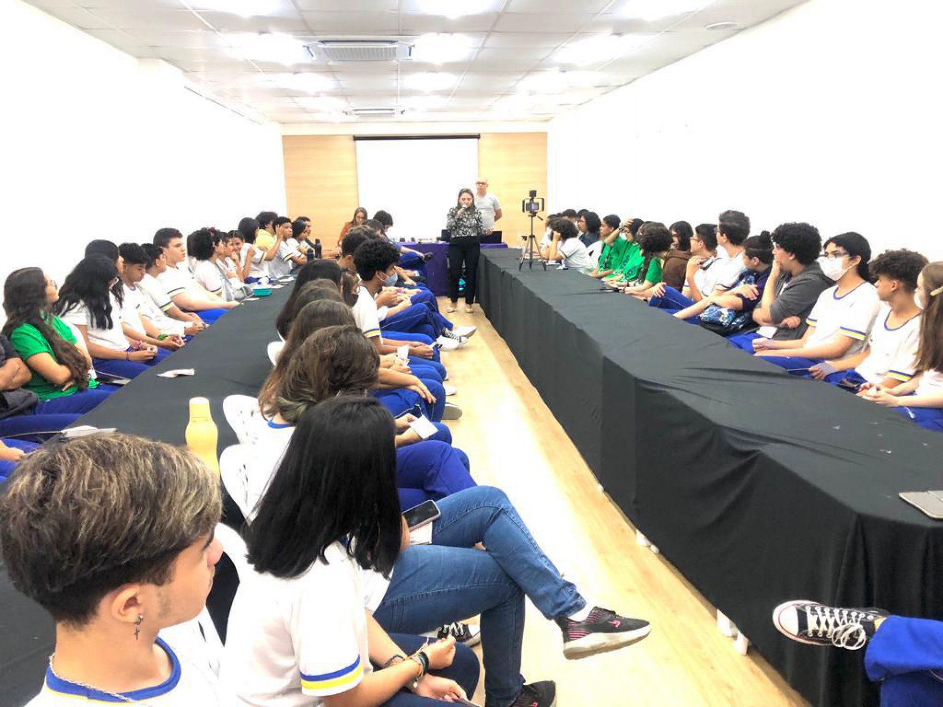 Escola Sesc Educar II reuniu alunos para apresentar a nova proposta de ensino médio, com dois cursos profissionalizantes (Foto: Divulgação)
