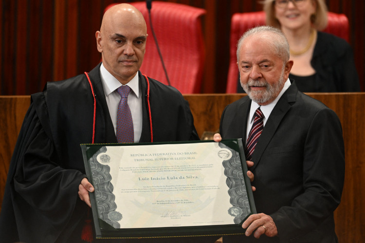 ￼MINISTRO Alexandre de Moraes e o presidente Luiz Inácio Lula da Silva