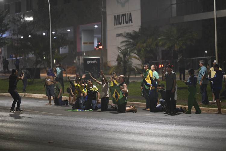 Atos de violência e vandalismo cometidos por apoiadores do presidente Jair Bolsonaro, em Brasília
