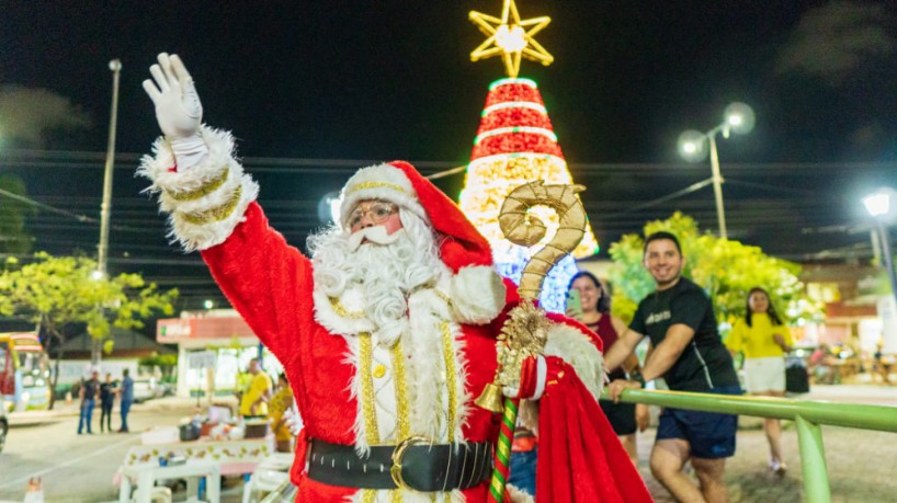 Decoração e programação de Natal de Maracanaú(foto: Prefeitura de Maracanaú/Reprodução)