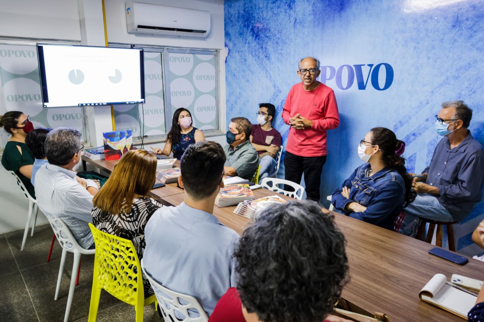 Fechamento anual, em 2022, do Conselho de Leitores no Jornal O POVO(Foto: AURÉLIO ALVES)