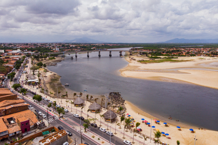 O Marco Zero de Fortaleza fica localizado na Barra do Ceará 