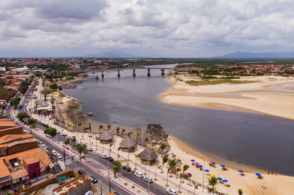 O Marco Zero de Fortaleza fica localizado na Barra do Ceará 