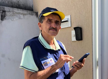 Conhecido como Antônio Nen, ele é o mais velho recenseador em atividade no Ceará  