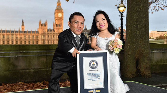 Menor casal do mundo é brasileiro e marcou presença nos Guinness Book