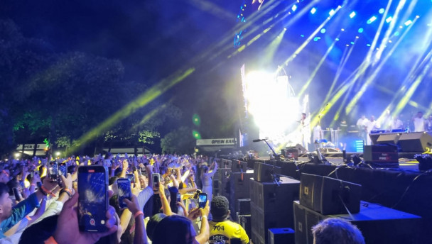 Gusttavo Lima foi a atração principal do Réveillon no Marina Park Hotel