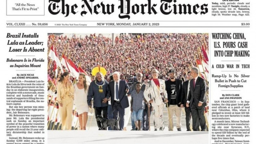 Jornais internacionais sobre a posse de Lula