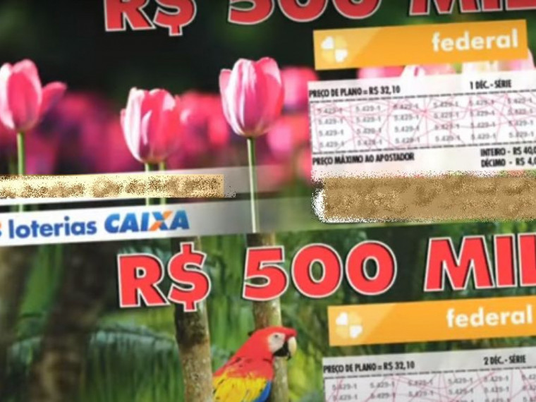 Loteria Federal Concurso 5852: resultado de hoje, quarta-feira, 27 de março de 2024 (27/03/24); prêmio de até R$ 500 mil 