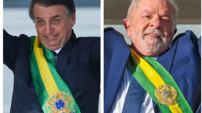 Lula e Bolsonaro usaram faixas diferentes em suas posses