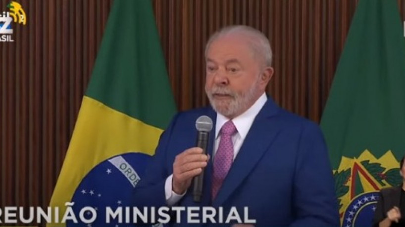 presidente Lula abertura da primeira reunião ministerial, que ocorre na manhã desta sexta-feira, 6, no Palácio do Planalto.