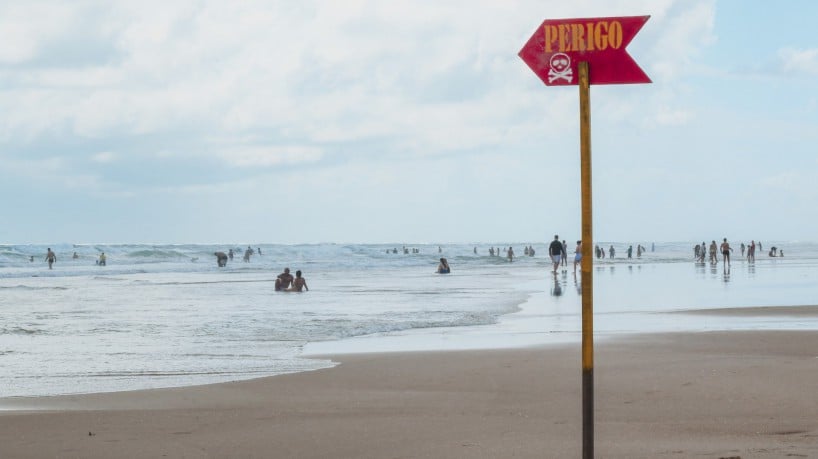 Imagem de apoio ilustrativo. Turista de 35 anos morreu afogado na Praia do Futuro, em Fortaleza 