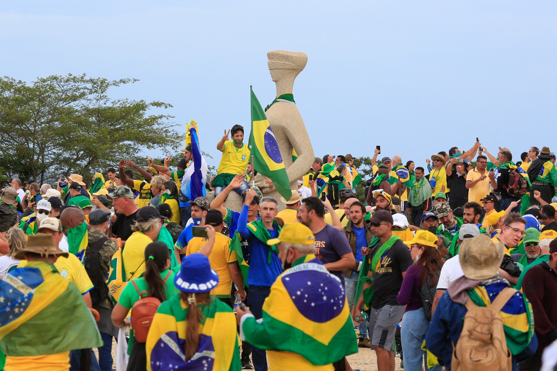 ￼SEDE do STF sob ataque em 8 de janeiro de 2023 (Foto: SERGIO LIMA/AFP)