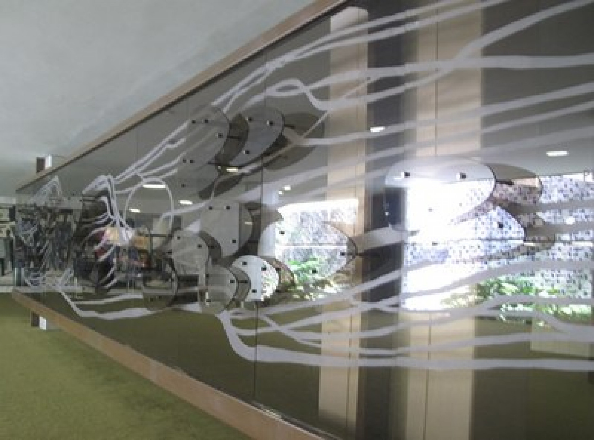 Vitral "Araguaia", de Marianne Peretti, está localizado no Congresso Nacional