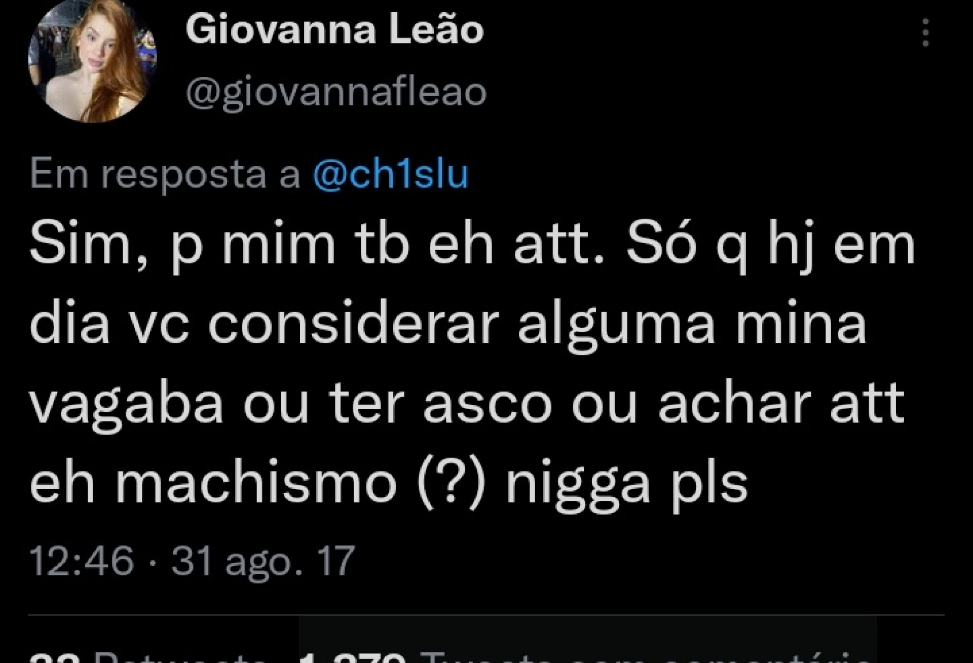 Publicação de Giovanna Leão