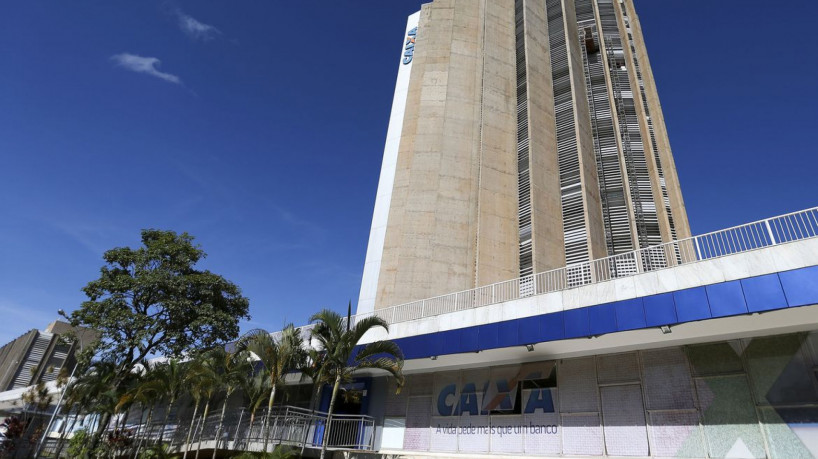 Edificio sede da Caixa Econômica Federal.  (Foto: Marcelo Camargo/Agência Brasil)