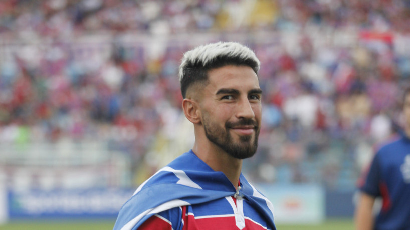 FORTALEZA, CE, BRASIL, 14.01.2023:Lucero, nova contratação do Fortaleza. Jogo pelo campeonato cearense Fortaleza vs Iguatu, PV