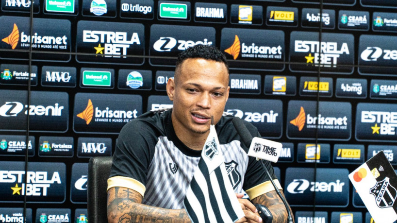 Atacante Janderson concedeu coletiva antes do jogo do Ceará contra o Ferroviário pelo Campeonato Cearense. 