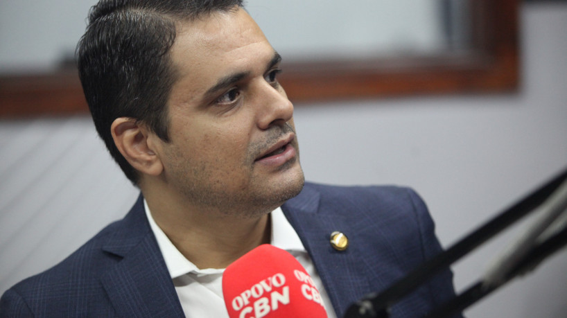 FORTALEZA, CE, BRASIL,31.01.2023: Gardel Rolim, presidente da câmara de vereadores, visita a rádio O POVO/CBN.