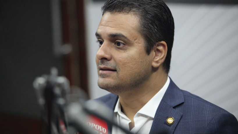 FORTALEZA, CE, BRASIL,31.01.2023: Gardel Rolim, presidente da câmara de vereadores, visita a rádio O POVO/CBN.