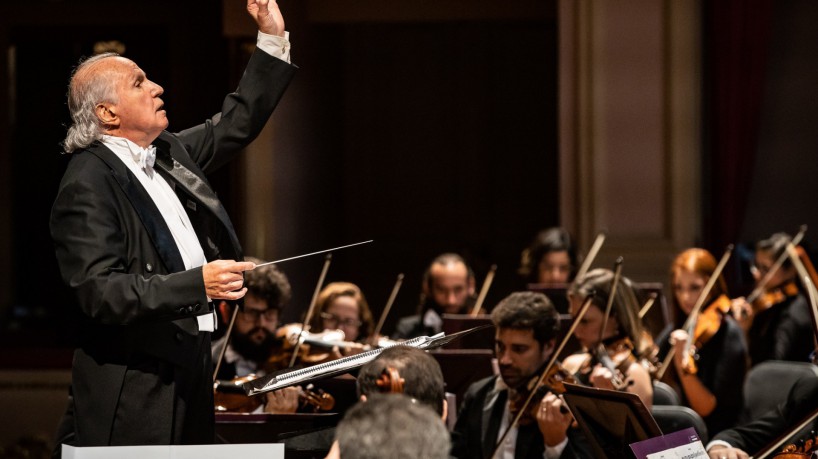 Com regência de Isaac Karabtchevsky, Orquestra Petrobras Sinfônica faz apresentação em São P...