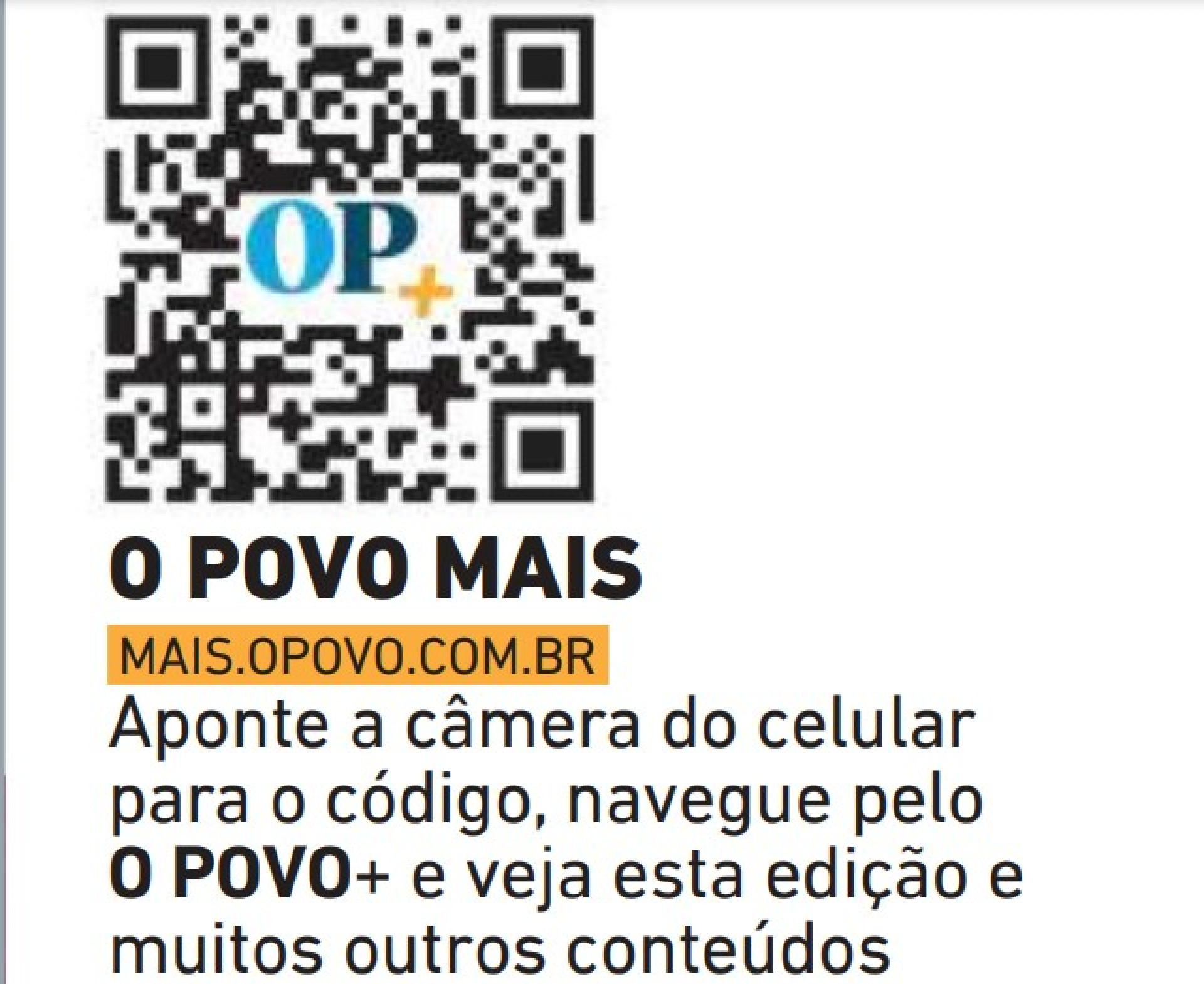 O uso do QR Code foi adotado para facilitar a convergência do assinante com a plataforma O POVO+ (Foto: Reprodução)
