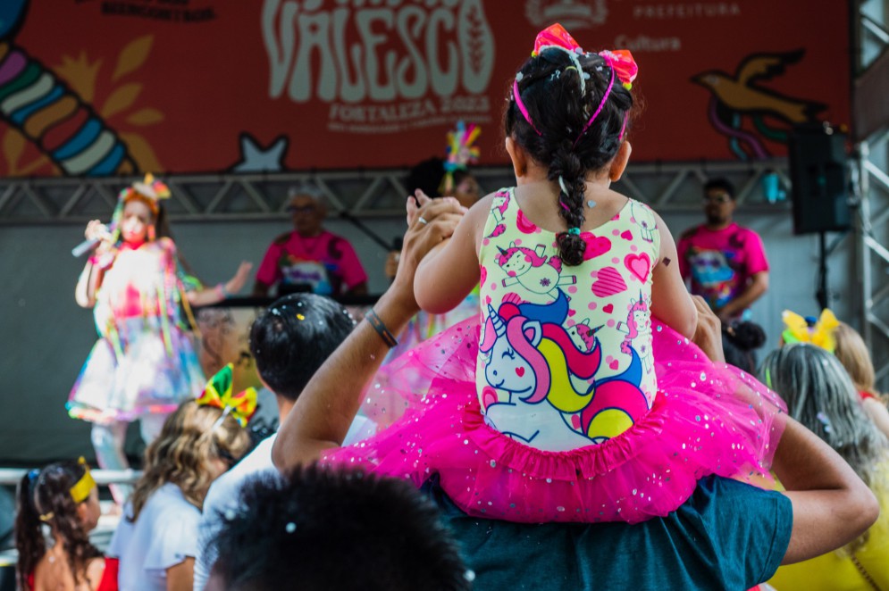 Acompanhe a programa&ccedil;&atilde;o do Carnaval infantil em Fortaleza deste domingo, 15 de fevereiro (15/02) / (Foto: Fernanda Barros/ O Povo).