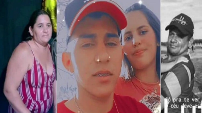 Paixão Batista, de 43 anos; Francisco Silva, de 21 anos; Lorrana Nobre, de 17 anos; e Antônio C...