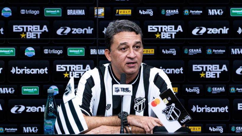 Interino na presidência do Ceará, Carlos Moraes conversou com os jogadores do time