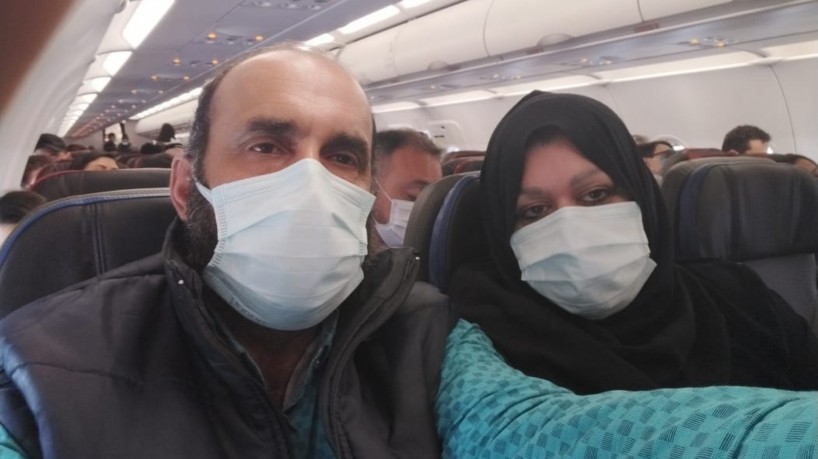 Aminah Naham, cearense, e o marido, Fahd Al Awaj, refugiado sírio, voltaram ao Brasil após sobreviver ao terremoto na Turquia