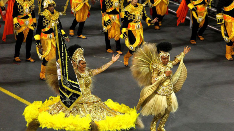 São Paulo – Escola de samba Gaviões da Fiel no segundo dia de desfile das escolas de samba paulistanas do Grupo Especial (Divulgação/LigaSP)