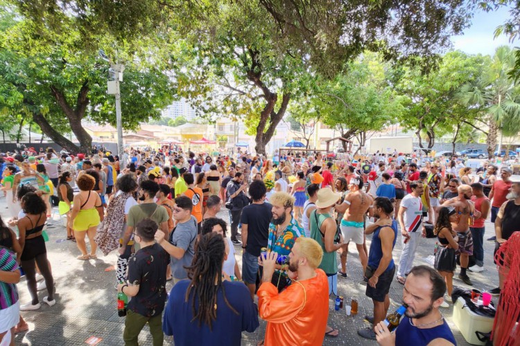 Carnaval do Benfica registra clima leve e animado