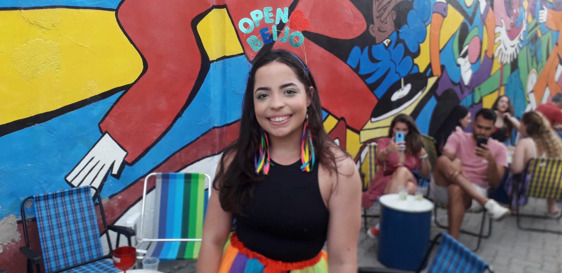 A estudante de medicina Lívia Amorim, de 23 anos