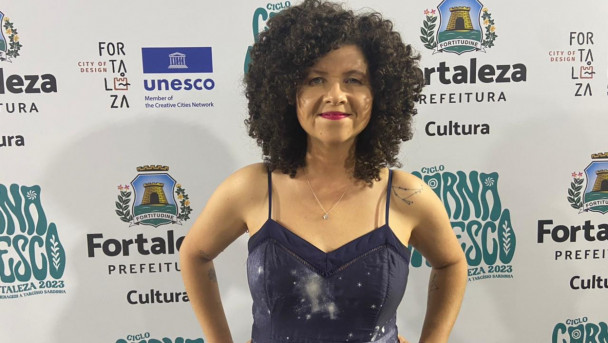 A cantora Roberta Campos participa do Carnaval de Fortaleza