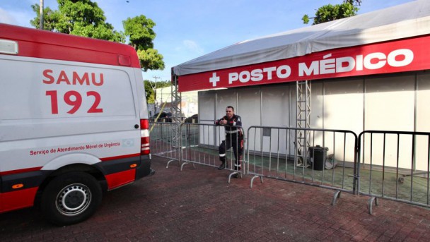 Posto medico no polo carnavalesco do Benfica