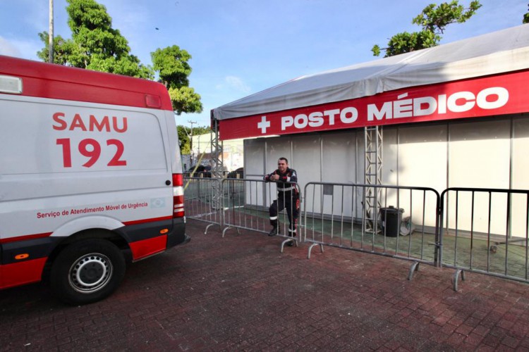 Posto medico no polo carnavalesco do Benfica