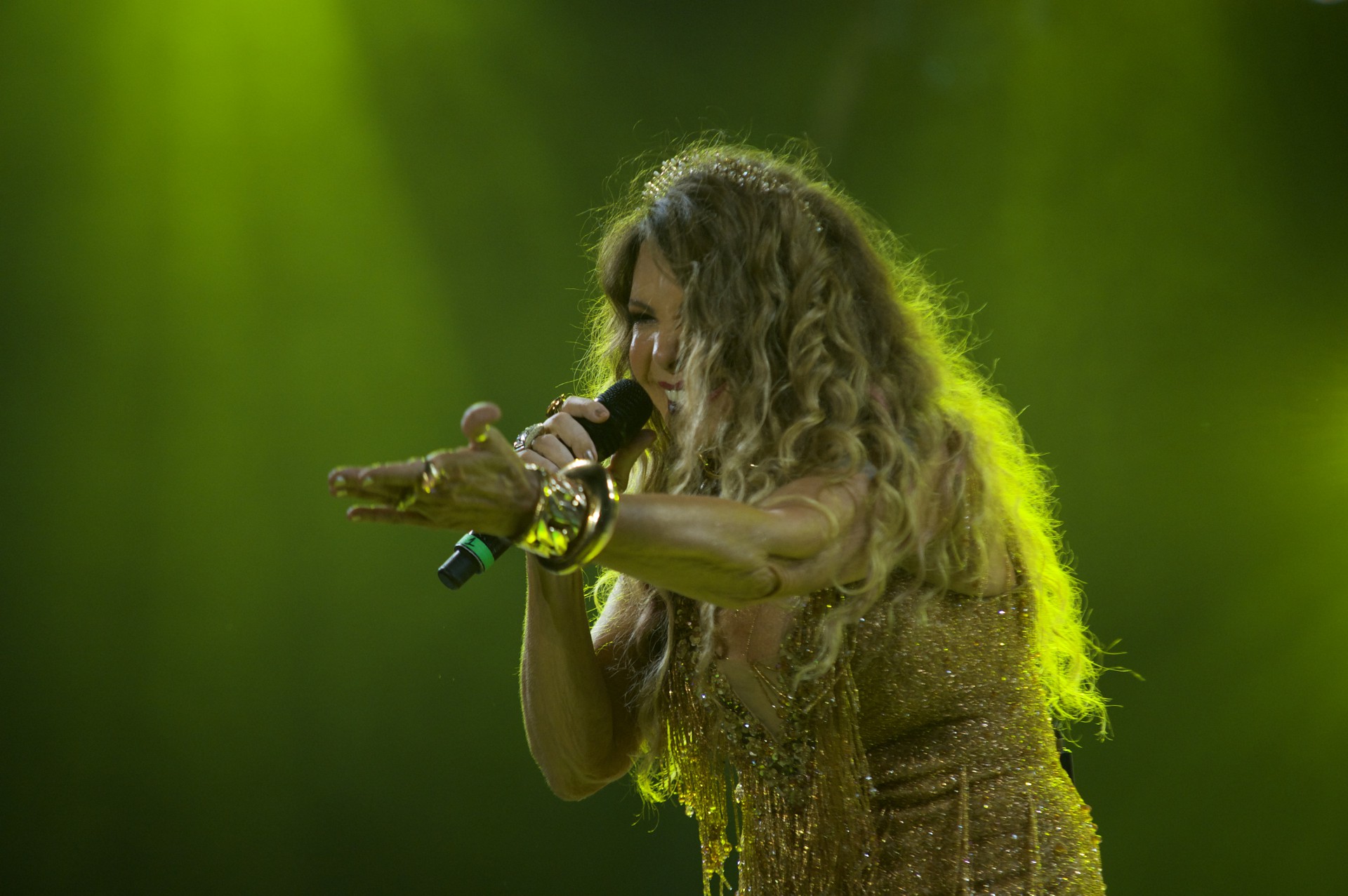 Fortaleza-CE, Brasil, 18-02-2023: Carnaval - 2023 - Show Elba Ramalho - Praia de Iracema. (Foto: Davi Rocha/Especial para O Povo) 
 (Foto: Davi Rocha/Especial para O Povo)