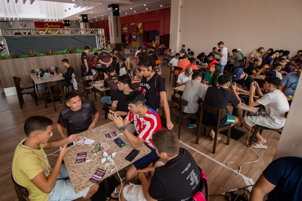 Maranguape Fest Games reuniu torneios de diferentes jogos dos esportes eletrônicos da atualidade(Foto: Samuel Setubal/Especial para O POVO)
