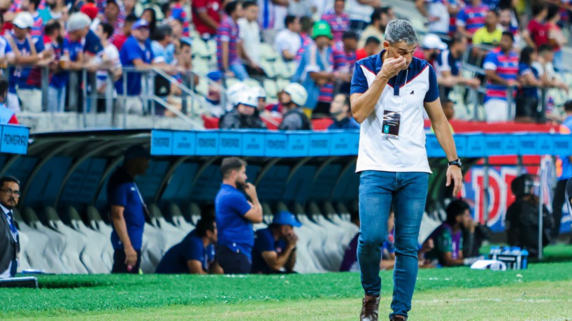 FORTALEZA-CE, BRASIL, 09.03.2023: Juan Pablo Vojvoda. Fortaleza x Cerro Portenô, Jogo pela Libertadores na Arena Castelão. (Foto: Aurélio Alves)