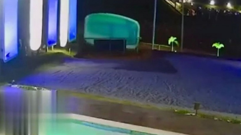 Piscina é furtada de loja em Belo Horizonte; veja vídeo