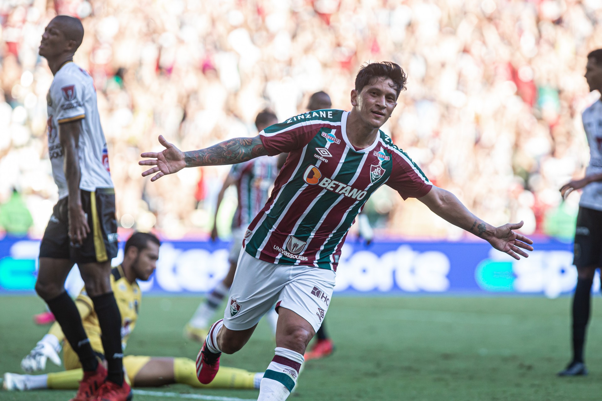 Camisa Fluminense – Germán Cano – Final Do Carioca 2023 – Fluminense 4 X 1  Flamengo – Autografada Por Todo Elenco – Play For a Cause