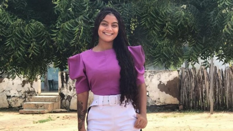Luana Lima, 15, morreu afogada em um riacho de Tamboril nesse domingo, 19