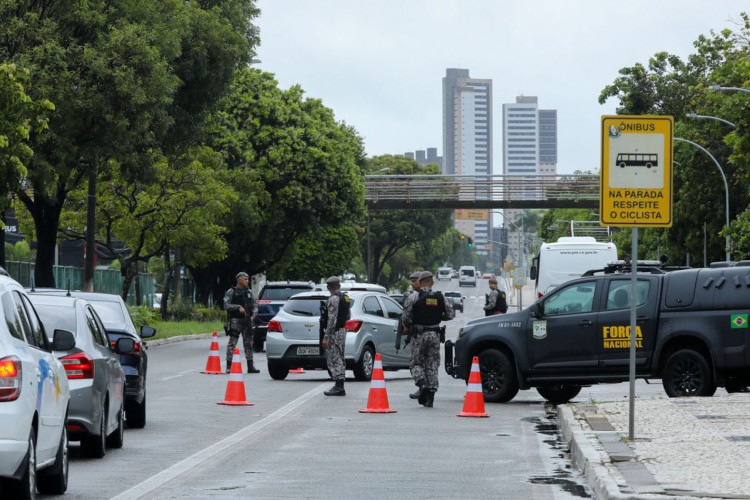 Natal (RN) , 18.03.2023 - 18/03/2023 FOR&Ccedil;A NACIONAL ATUANDO NO RIO GRANDE DO NORTE.  FOTO: TOM COSTA/MJSP