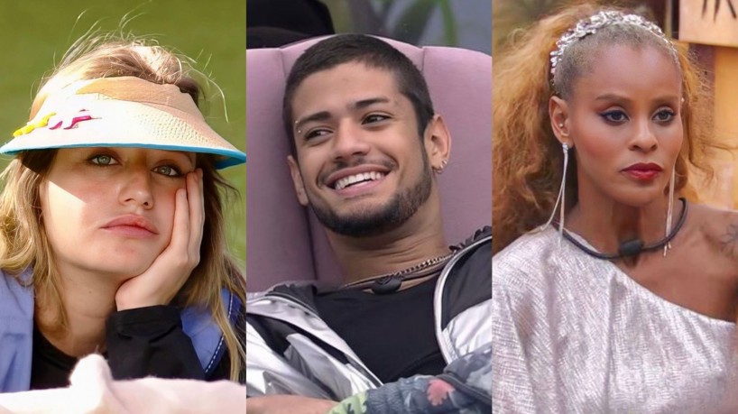 Confira o resultado da enquete parcial Uol sobre o Paredão no BBB 23 entre Bruna, Gabriel e Aline