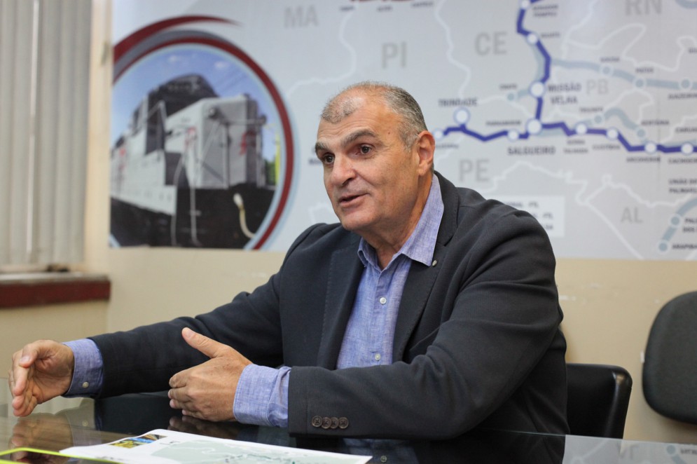 Tufi Daher, diretor-presidente da Tansnordestina logistica S.A(Foto: FÁBIO LIMA)