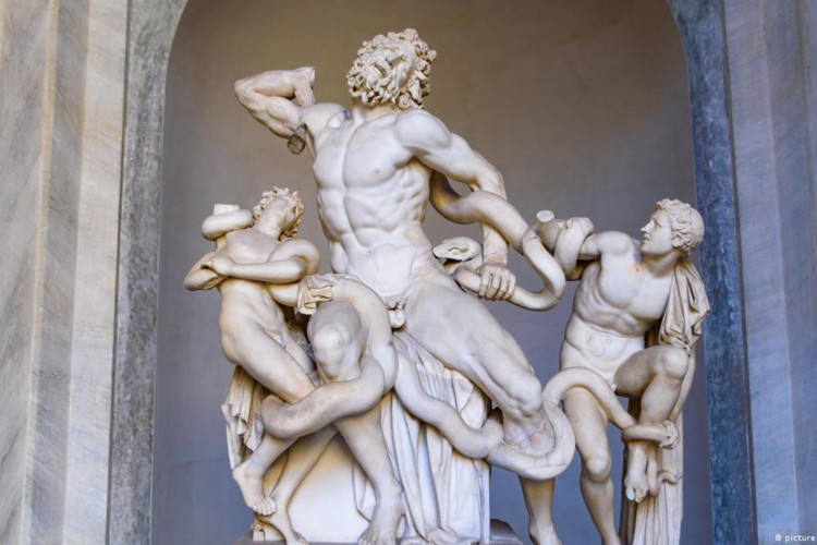 Grupo de Laocoonte, uma dramática obra-prima da Antiguidade