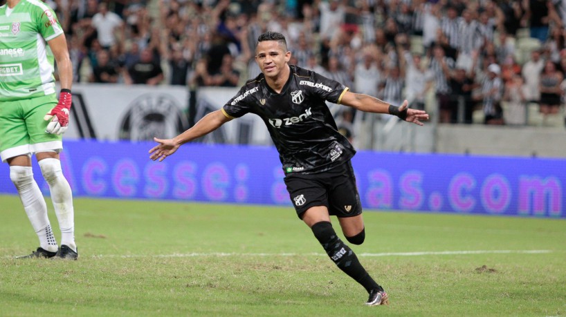 Atacante do Ceará, Erick é vice-artilheiro da Copa do Nordeste com cinco gols 