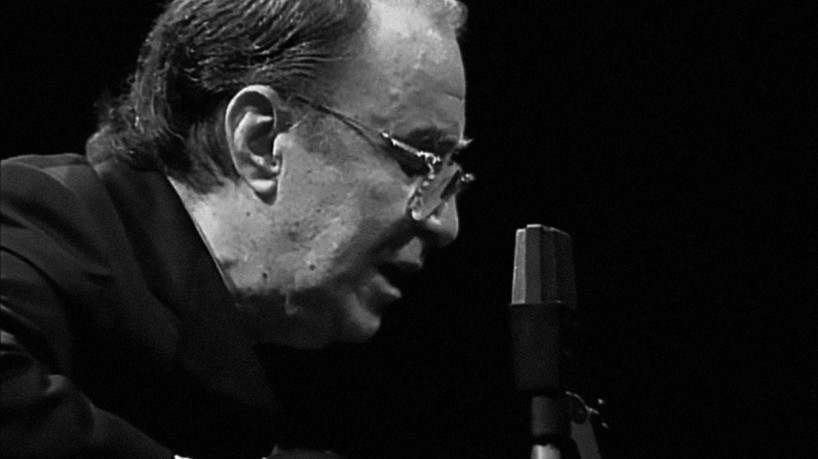 Rio de Janeiro (RJ) - Projeto Relicário - A capa do álbum reproduz grafite feito pelo artista visual Speto, em 2020, em homenagem a João Gilberto.  Foto: Divulgação/Acervo Sesc Audiovisual