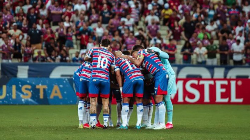 Partida entre Fortaleza e Palestino pela primeira rodada da fase de grupos da Copa Sul-Americana 2023