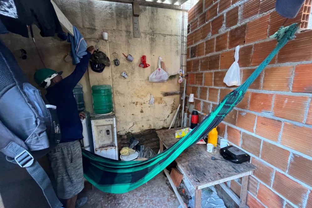Trabalhadores da construção civil foram resgatados no Ceará em operação de auditores fiscais do trabalho do Ministério do Trabalho e Emprego.