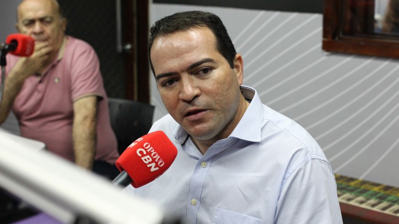 FORTALEZA, CE, BRASIL,10.04.2023: Entrevista com Marcelo Paz, presidente do Fortaleza, rádio O POVO / CBN